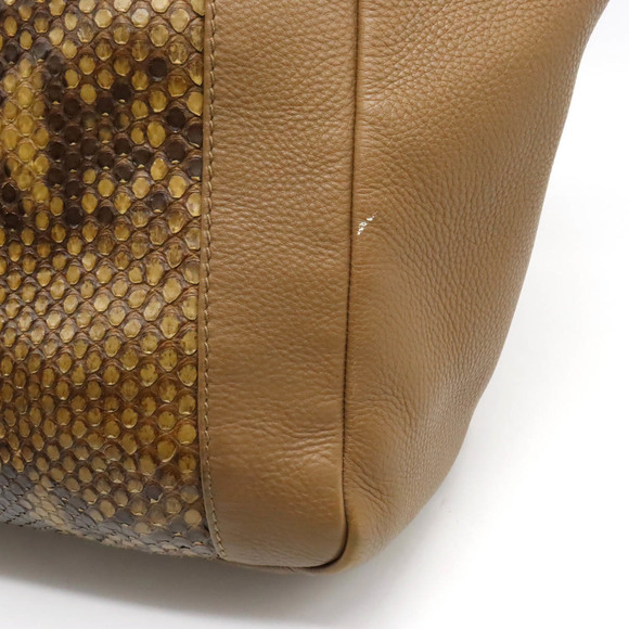 Gucci Large Bag Python Brown - Picture 8 of 8
